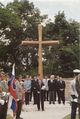 Bratislava Einweihung des Friedhofes Bei Ansprache Praesident des VPK Herr Lange Juni 2000.jpg